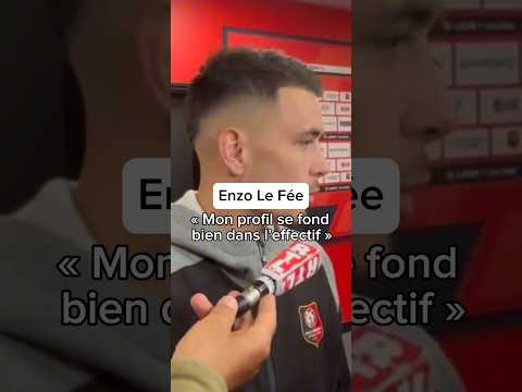 Enzo Le Fée: « mon profil se fond bien dans l’effectif et le jeu du Stade Rennais »