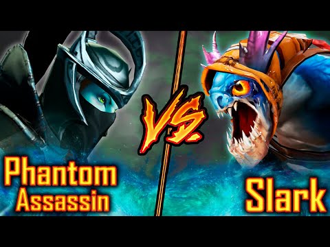 New Patch 7.30 Dota 2 Phantom Assassin VS Slark | DOTA 2 Battle