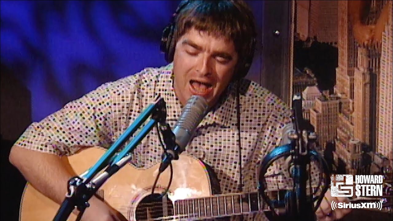 Noel Gallagher â€œDonâ€™t Look Back in Angerâ€ (Acoustic) on the Howard Stern Show in 1997 - YouTube