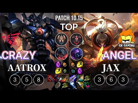 RW Crazy Aatrox vs SN Angel Jax Top - KR Patch 10.15