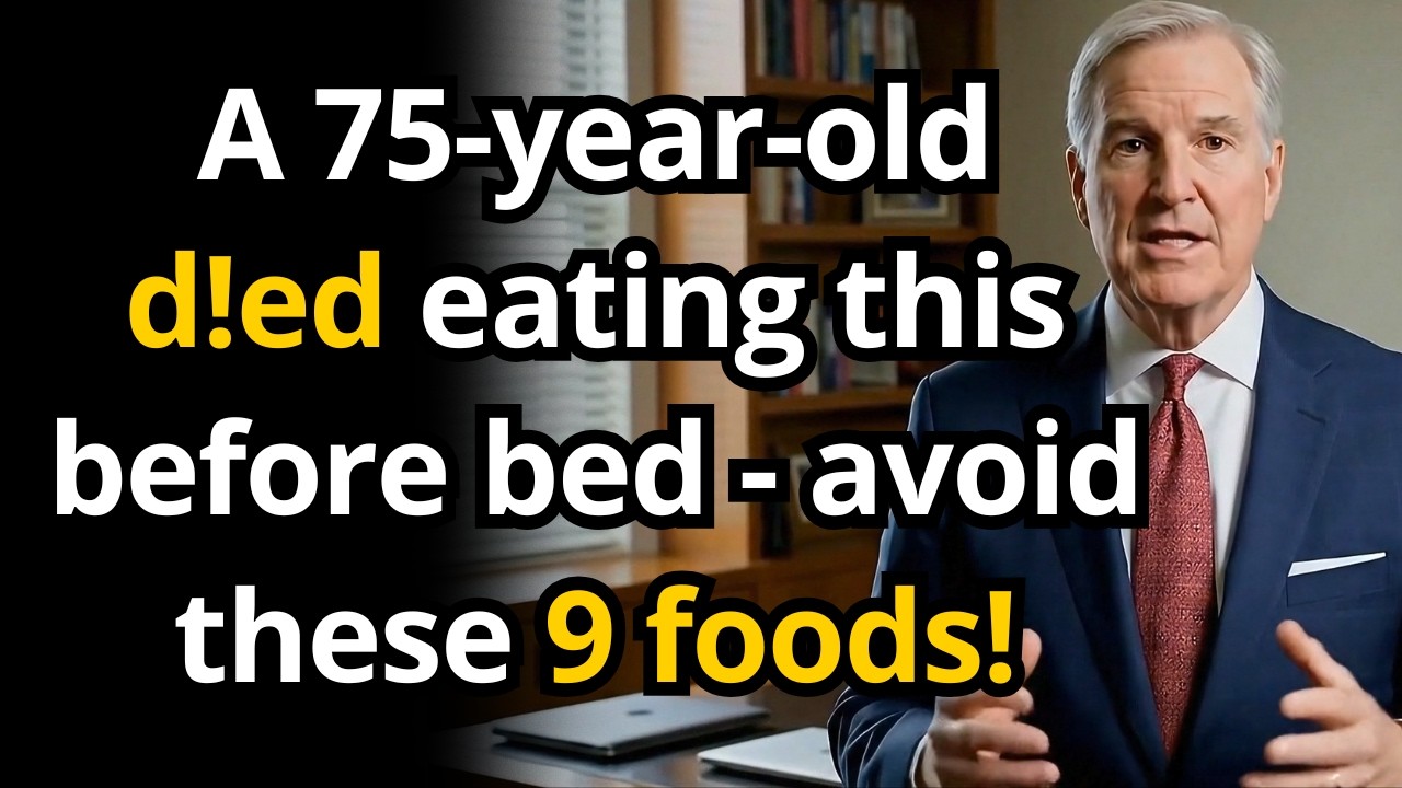 9 Foods Seniors Over 65 Should Never Eat Before Bed - #3 Causes Strokes During Sleep!