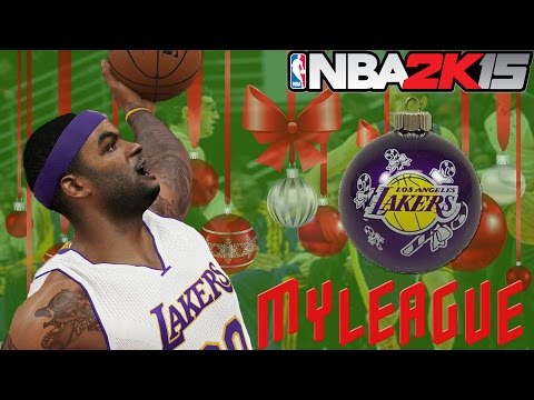 NBA 2K15 MyLeague Mode Ep.7 -  Los Angeles Lakers -  Christmas Basketball vs Chicago Bulls