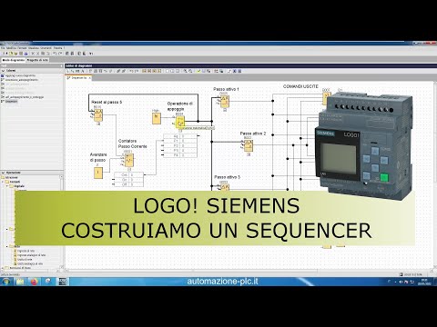 Corso gratuito di programmazione il LOGO! Siemens – costruire un sequencer