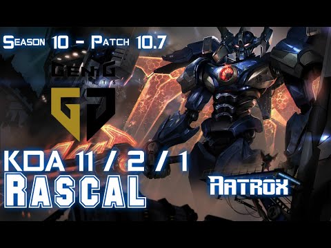 Gen Rascal AATROX vs JAYCE Top - Patch 10.7 KR Ranked