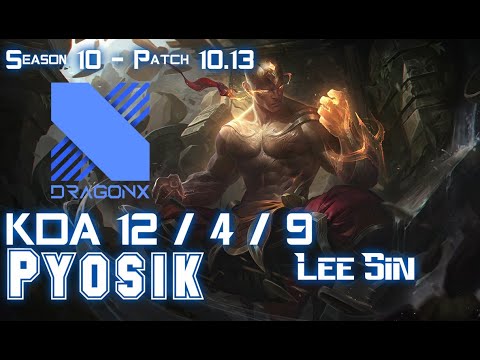 DRX Pyosik LEE SIN vs SHACO Jungle - Patch 10.13 KR Ranked