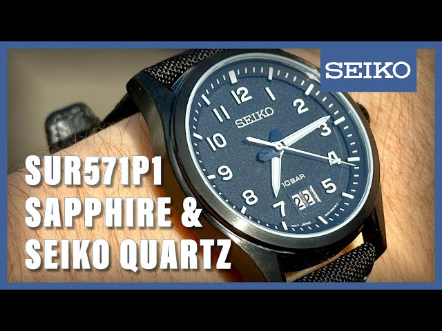 ساعة سيكو كلاسيك كوارتز رجالية - SUR571P1