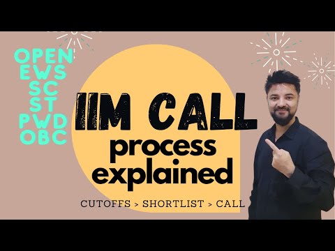 IIM Call Stages explained | Clear Cutoffs Qualified  Shortlisted | Open SC ST OBC EWS PwD