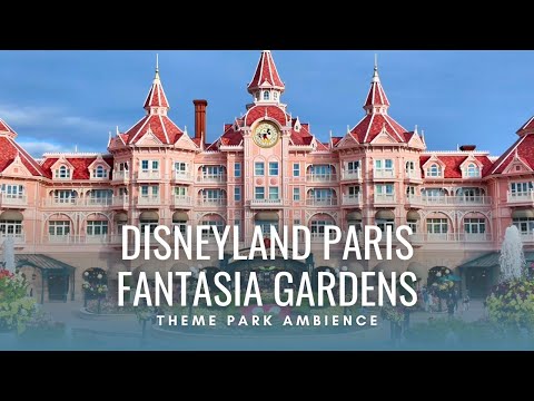 Disneyland Paris Relaxing Ambience at Fantasia Gardens | 2-hours of Background Music & Nature Sounds