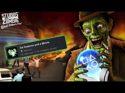 Stubbs the Zombies PLATINUM TROPHY honestly DEFEATED ME