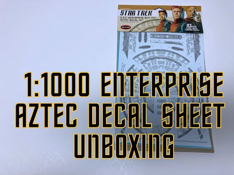 1:1000 Enterprise (discovery) Aztec decals - First look