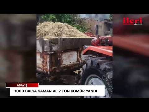 Yozgat’ta yangın: 1000 balya saman ve 2 ton kömür yandı | İleri Gazetesi