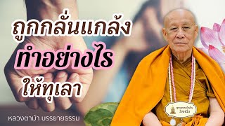 ถูกกลั่นแกล้ง  ทำอย่างไรให้ทุเลา ll หลวงตาม้าตอบปัญหาธรรม ll