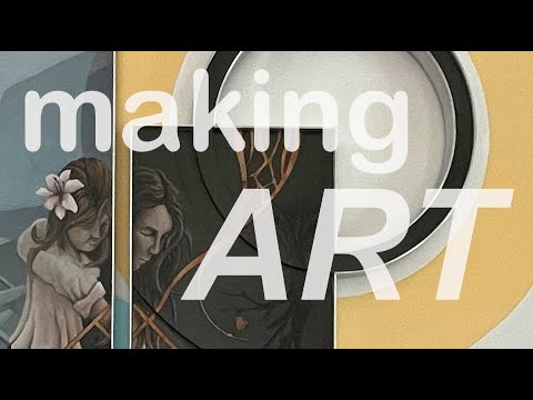 Artmaking process | Faery Princess Carried by Mischief