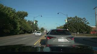 Addison to Chicago I-190/I-90 Highways (No Talk, No Music) 4K POV ASMR