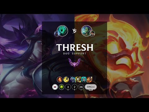 Thresh Support vs Amumu - KR Master Patch 12.19