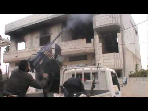 استهداف الطيران الحربي من قبل كتيبة الشهيد عبد الهادي عكاري في مدينة حمص