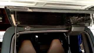 How to remove and install jeep wrangler rear window struts