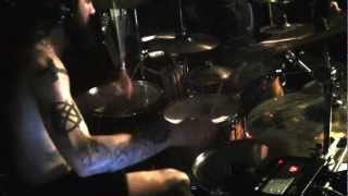 Into Eternity- Bryan Newbie&#39;s Drum Cam - Elysium Dreams- Calgary, July 20th, 2012