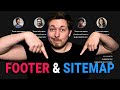 20 | HOW TO CREATE A FOOTER & HTML SITEMAP | 2023 | Learn HTML and CSS Full Course for Beginners