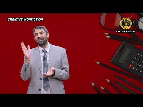 Creative Nonfiction Lecture 10th