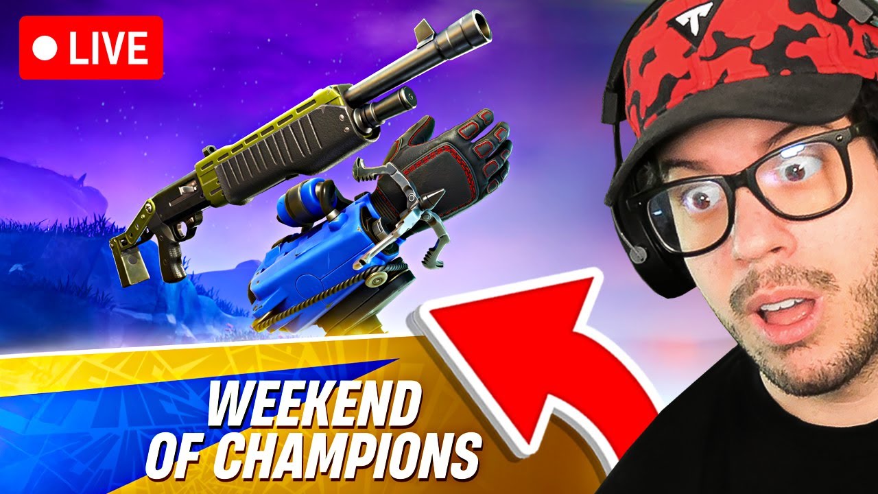 🔴 LIVE! - NEW UPDATE *WEEKEND of CHAMPIONS* in FORTNITE!