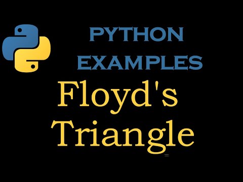 Python Examples 19 Floyds Triangle