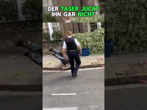 Polizei FASSUNGSLOS: Dieser Mann ignoriert den Taser KOMPLETT!