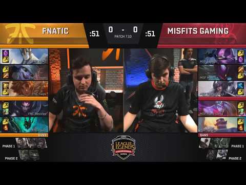 FNC vs MSF Highlights Game 2 | EU LCS SUMMER 2017 Fnatic vs Misfits