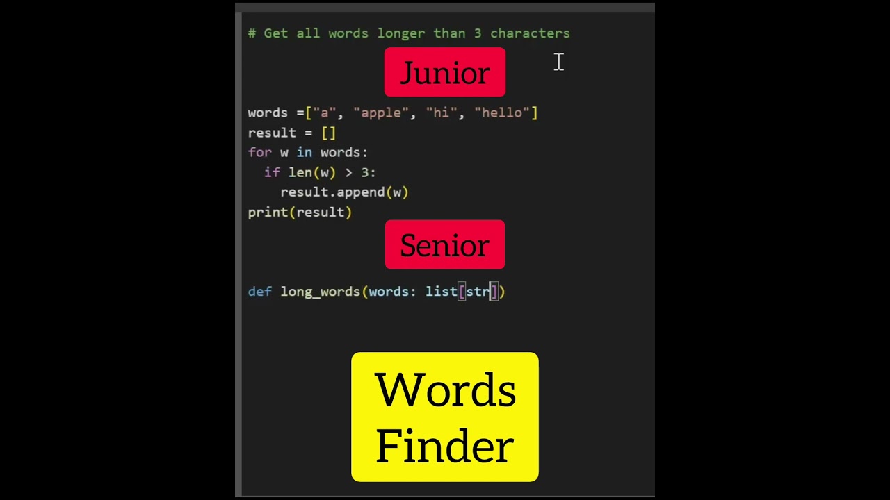 How to become a senior programmer #coding #python #programming #shorts