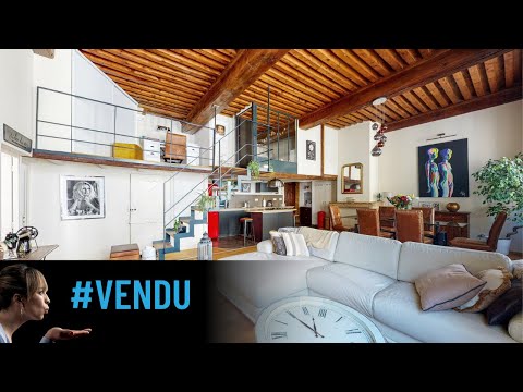 [VISITE VIRTUELLE] Canut type Loft en plein cœur de Croix Rousse