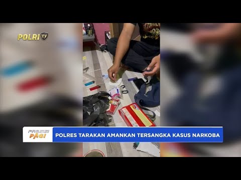 POLRES TARAKAN AMANKAN DUA TERSANGKA KASUS NARKOBA