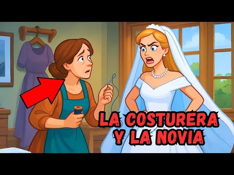 Cuento de la Costurera Pobre y la Novia del Vestido de Seda 🧵👰‍♀️