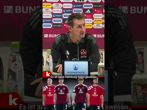 Klose weiterhin überzeugt: "Von Außen schwierig zu sehen" | 1. FC Nürnberg - Hannover 96 #shorts