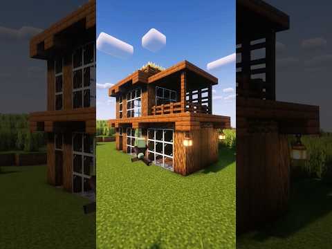 Insane Minecraft House Build!! 🤯 #shorts