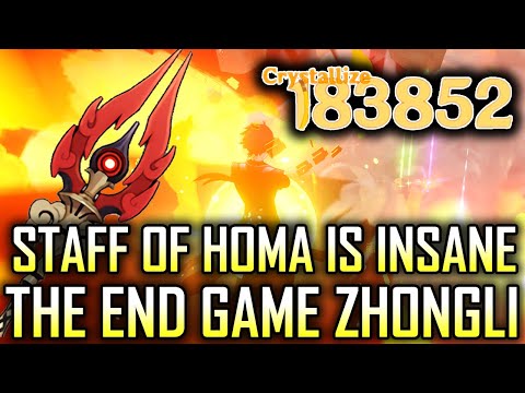 END GAME ZHONGLI IS AMAZING (Geo & Physical Damage Builds) | Genshin Impact