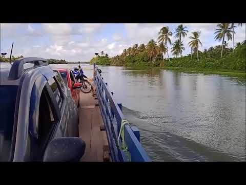 ATRAVESANDO RIO SÃO FRANCISCO DE SERGIPE PARA ALAGOAS