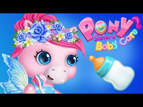 Fun Animal Horse Care - Baby Pony Sisters Dress Up, Feed, Care Games Apps For Kids