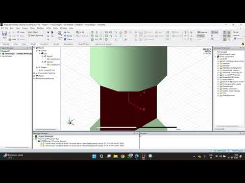 Design and Simulate a Dipole Antenna of fr=700Mhz | HFSS software 