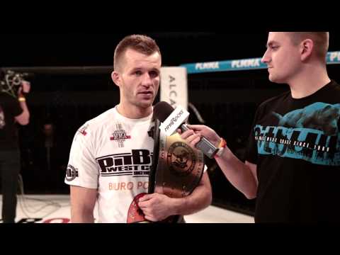 "Mogę się bić z każdym" - Adrian Zieliński po zdobyciu pasa PLMMA