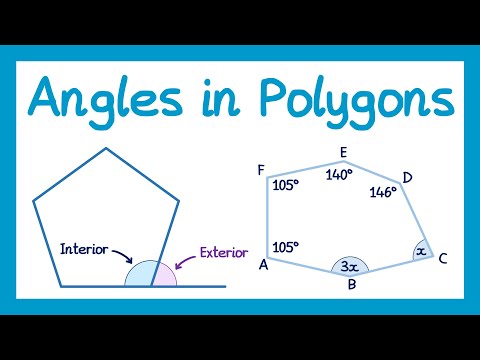 Angles in Polygons - GCSE Maths