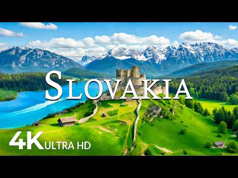 FLYING OVER SLOVAKIA (4K UHD) – Soothing Music Along With Beautiful Nature Video - 4K Video ULTRA HD