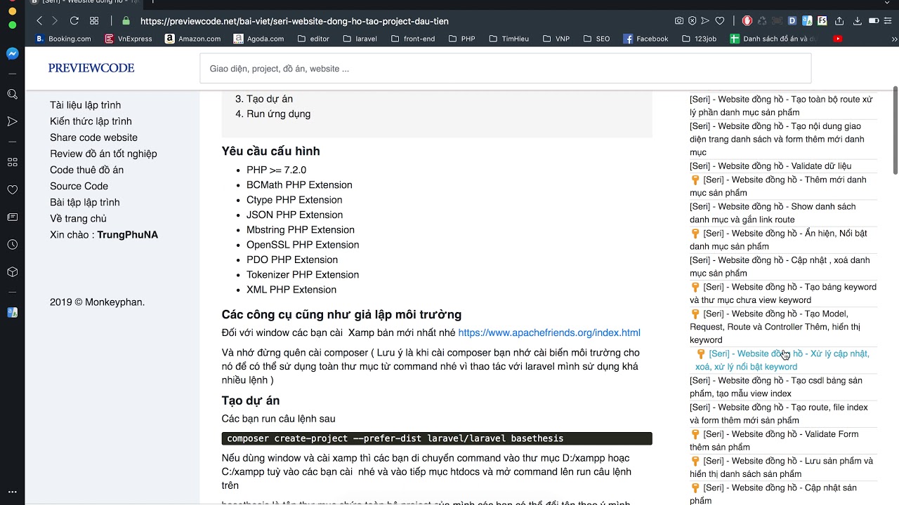 1. [Seri] - Website đồng hồ - Các bước để vào bài học