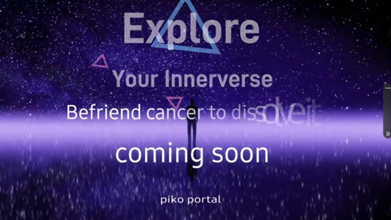 BEFRIEND CANCER TO DISSOLVE IT- trailer! It's time to connect AGAIN!!!