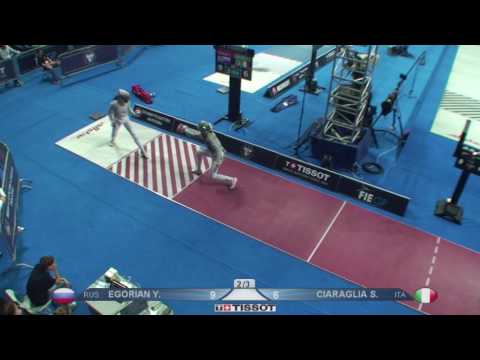 T32 CIARAGLIA Sofia  - EGORIAN Yana, 29 May Moscow Sabre 2016