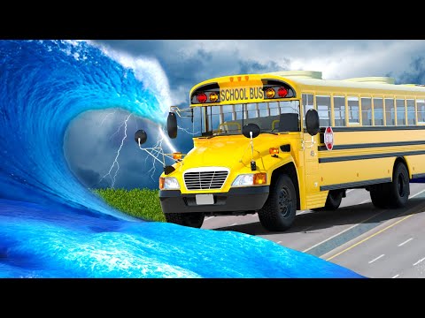 Bus Simulator But it's During a TSUNAMI! (Bus World)