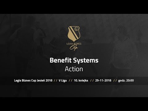 Skrót spotkania Benefit Systems - Action ( Legia Biznes Cup Jesień 2018 )