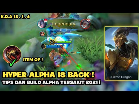 BUILD ITEM ALPHA HYPER CARRY  FULL LIFESTEAL - TERSAKIT DAN TERKUAT 2021 || MLBB