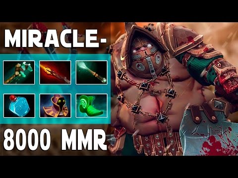 DOTA 2 - MIRACLE PUDGE GAMEPLAY 8000MMR