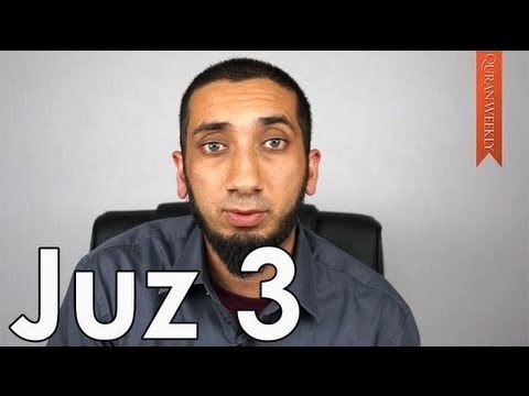 Razumijevanje iskušenja i tegoba (Džuz3) - Nouman Ali Khan