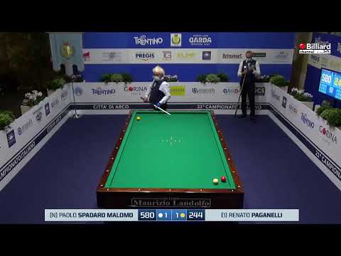 Spadaro Malomo Paolo VS Paganelli Renato - 21° Campionato Italiano Città di Arco